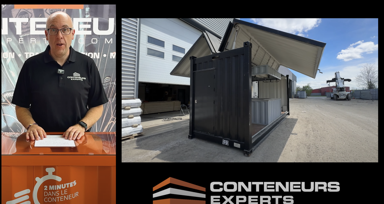 The Papillon container: an eye-catching event bar